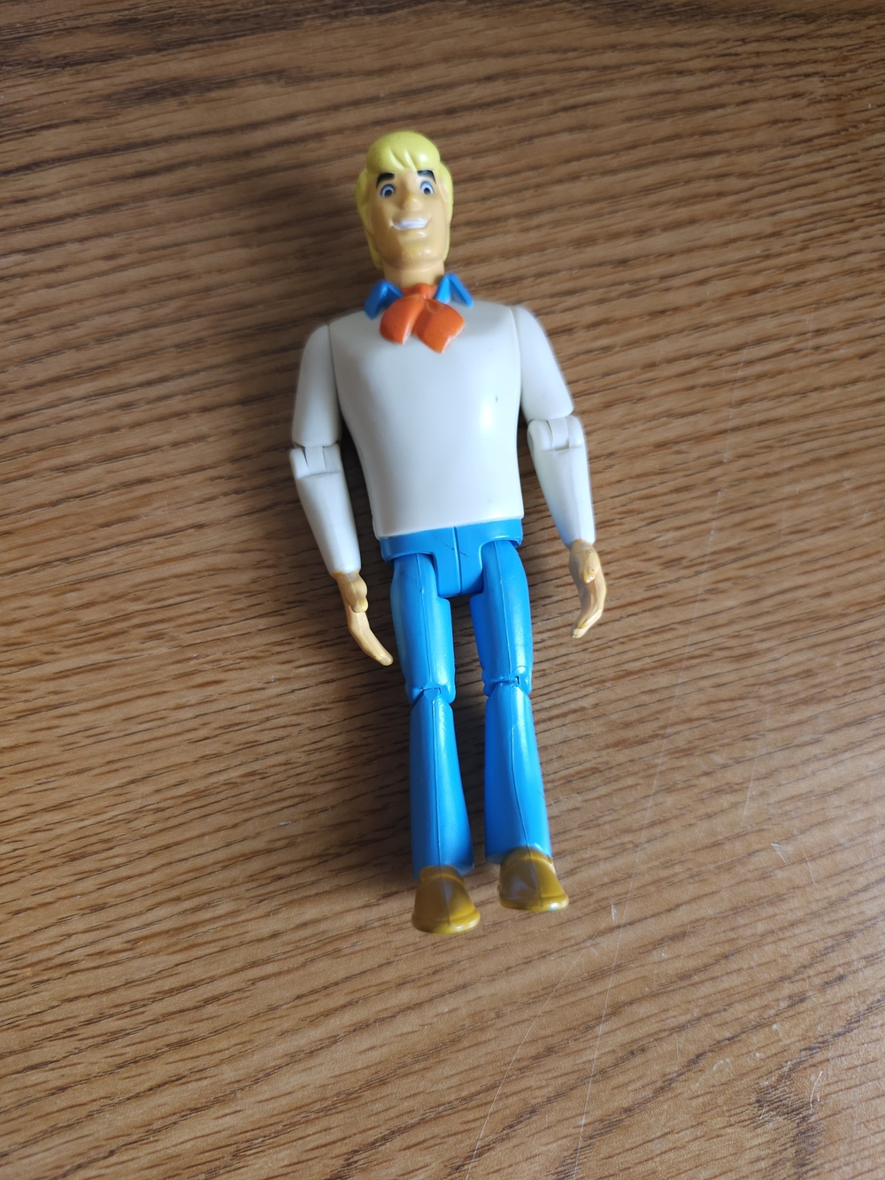 4/$10 Scooby Doo Fred 2001 Hanna Barbera Toy Figure 4.5 Inch Vintage